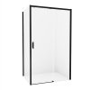 NEW TRENDY Kabina prysznicowa 100x70 prawa drzwi przesuwne Prime Black D-0317A/D-0127B 